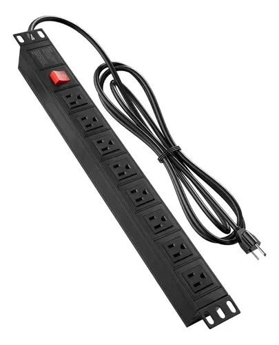 Imagen del Producto: REGLETA TIPO PDU DE 8 TOMAS UNIVERSALES PARA RACK/ 110V/ 15A/ 482.6MM en Area Electric